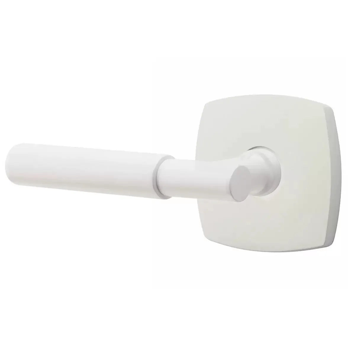 Emtek Smooth Lever with T-Bar Stem and Urban Modern Rose by Emtek