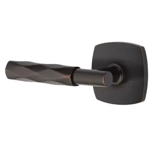 Emtek Tribeca Lever with T-Bar Stem and Urban Modern Rose by Emtek