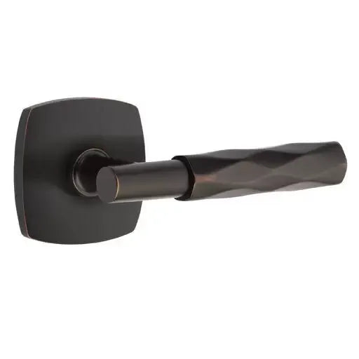Emtek Tribeca Lever with T-Bar Stem and Urban Modern Rose by Emtek