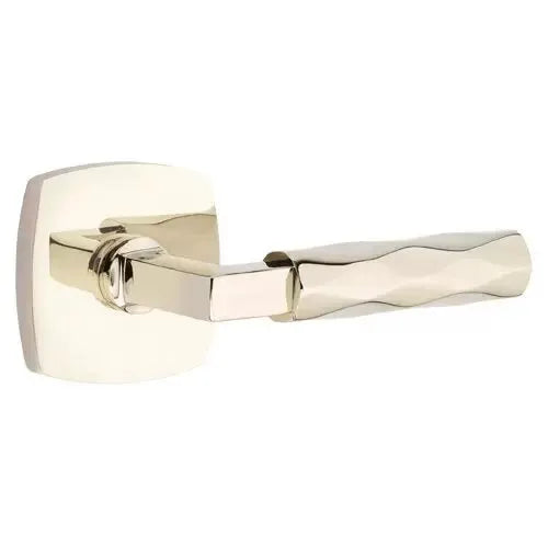 Emtek Tribeca Lever with L-Square Stem and Urban Modern Rose by Emtek