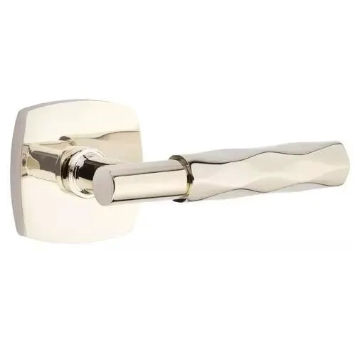 Emtek Tribeca Lever with T-Bar Stem and Urban Modern Rose by Emtek