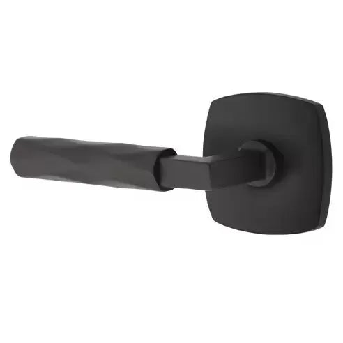 Emtek Tribeca Lever with L-Square Stem and Urban Modern Rose by Emtek