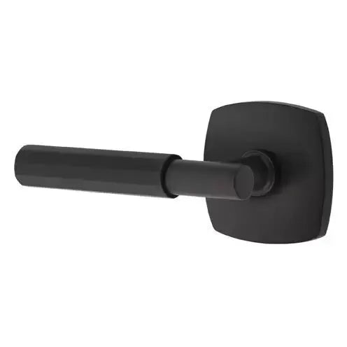 Emtek Faceted Lever with T-Bar Stem and Urban Modern Rose by Emtek