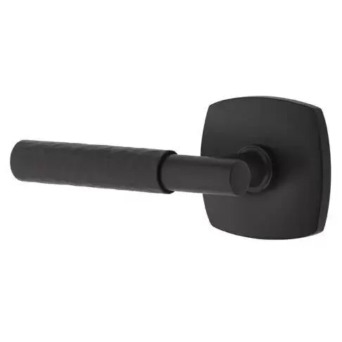 Emtek Hammered Lever with T-Bar Stem and Urban Modern Rose by Emtek