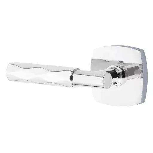 Emtek Tribeca Lever with T-Bar Stem and Urban Modern Rose by Emtek