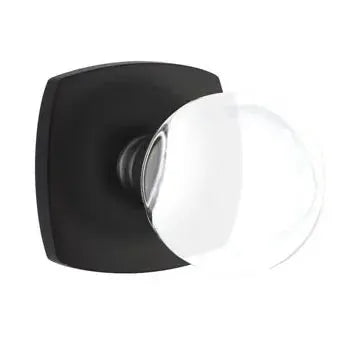 Emtek Bristol Glass Knob with Urban Modern Rose by Emtek