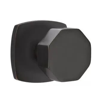 Emtek Octagon Knob with Urban Modern Rose by Emtek