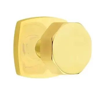 Emtek Octagon Knob with Urban Modern Rose by Emtek