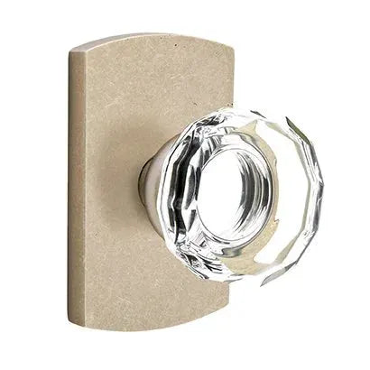 Emtek Lowell Door Knob with #4 Rose by Emtek
