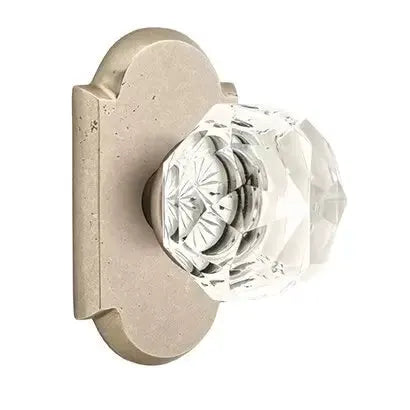 Emtek Diamond Door Knob with #1 Rose by Emtek