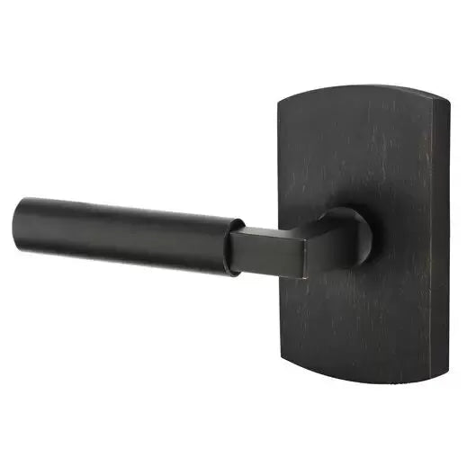 Emtek Bryce Right Handed Lever with #4 Rose by Emtek
