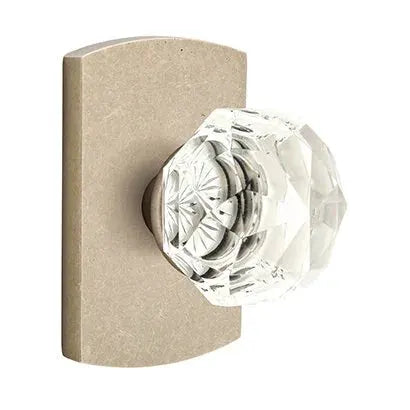 Emtek Diamond Door Knob with #4 Rose by Emtek