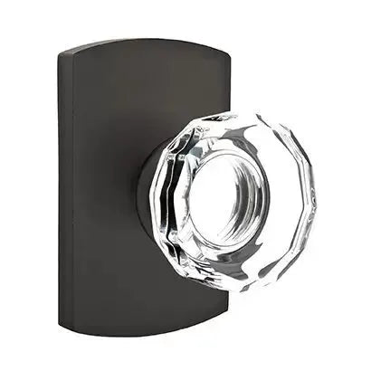 Emtek Lowell Door Knob with #4 Rose by Emtek