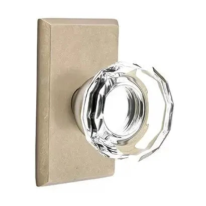 Emtek Lowell Door Knob with #3 Rose by Emtek