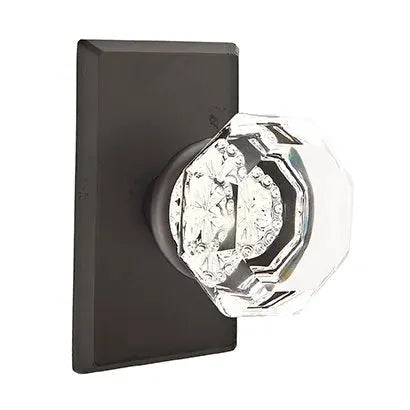 Emtek Old Town Door Knob with #3 Rose by Emtek