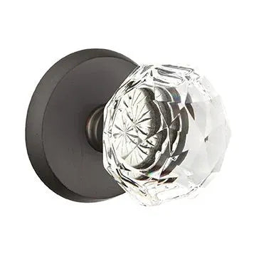 Emtek Diamond Door Knob with #2 Rose by Emtek