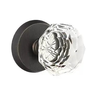 Emtek Diamond Door Knob with #2 Rose by Emtek