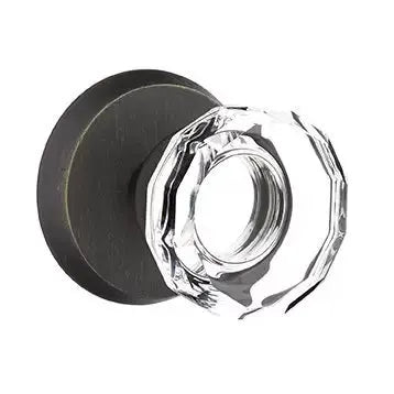 Emtek Lowell Door Knob with #2 Rose by Emtek