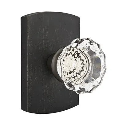 Emtek Diamond Door Knob with #4 Rose by Emtek