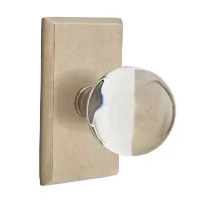 Emtek Bristol Door Knob with #3 Rose by Emtek