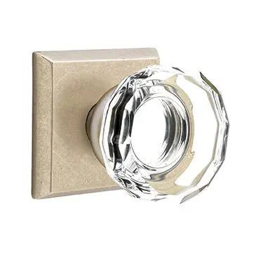 Emtek Lowell Door Knob with #6 Rose by Emtek