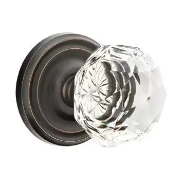 Emtek Diamond Door Knob with Regular Rose by Emtek
