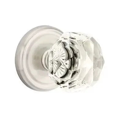 Emtek Diamond Door Knob with Regular Rose by Emtek