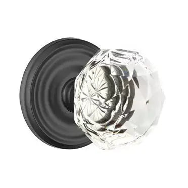 Emtek Diamond Door Knob with Regular Rose by Emtek