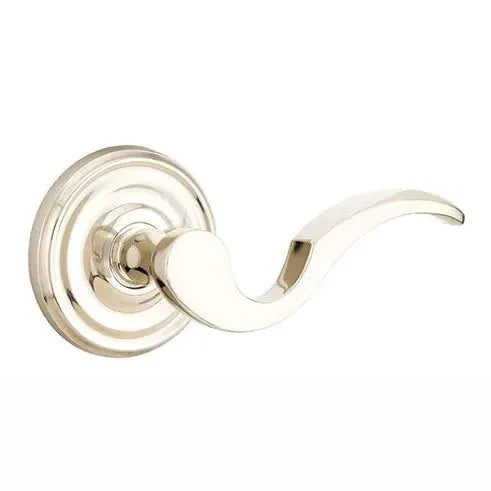 Emtek Cortina Door Lever with Regular Rose by Emtek