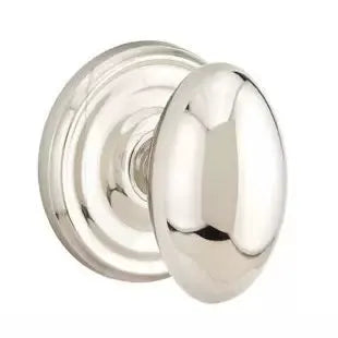 Emtek Egg Door Knob with Regular Rose by Emtek