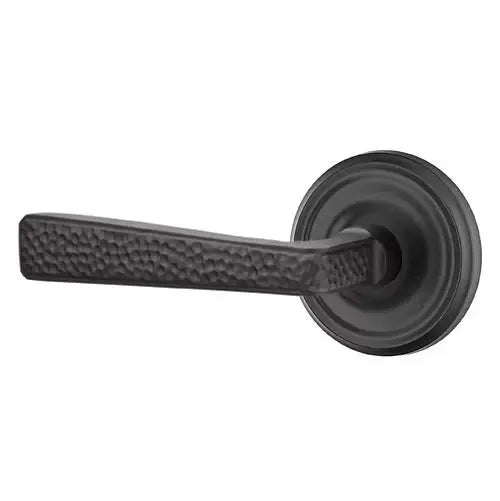 flat black door levers