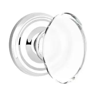 polished chrome door knob