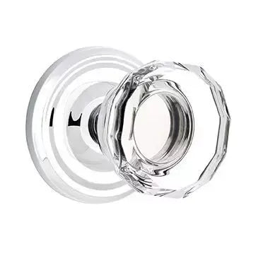 polished chrome door knob