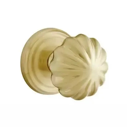 Emtek Melon Door Knob with Regular Rose by Emtek