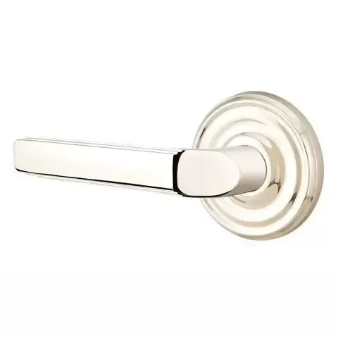 Emtek Milano Door Lever with Regular Rose by Emtek