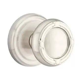 Emtek Ribbon and Reed Knob with Regular Rose by Emtek