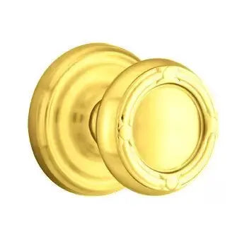 Emtek Ribbon and Reed Knob with Regular Rose by Emtek