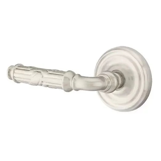 Emtek Ribbon and Reed Lever with Regular Rose by Emtek
