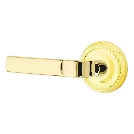 Emtek Aston Lever with Rope Rose by Emtek