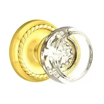 Emtek Georgetown Door Knob with Rope Rose by Emtek
