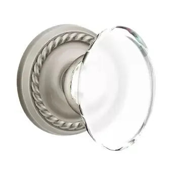Emtek Hampton Door Knob with Rope Rose by Emtek