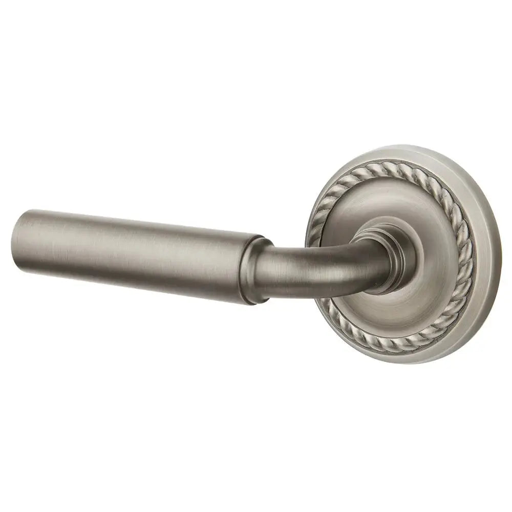 Emtek Manning Door Lever with Rope Rose by Emtek