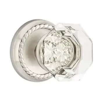 Emtek Old Town Door Knob with Rope Rose by Emtek