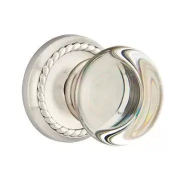 Emtek Providence Door Knob with Rope Rose by Emtek
