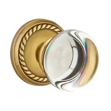 Emtek Providence Door Knob with Rope Rose by Emtek