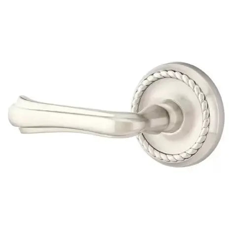 Emtek Wembley Lever with Rope Rose by Emtek