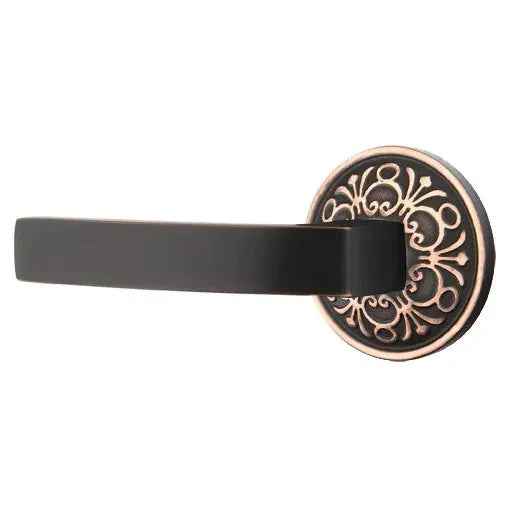Emtek Breslin Lever with Lancaster Rose by Emtek