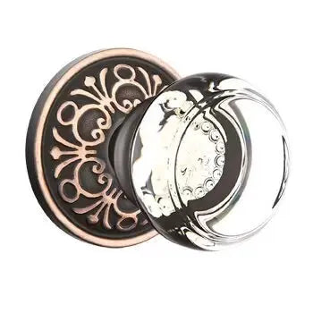 Emtek Georgetown Door Knob with Lancaster Rose by Emtek