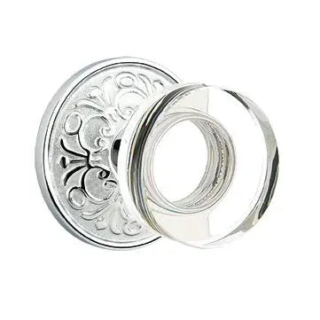 polished chrome door knob