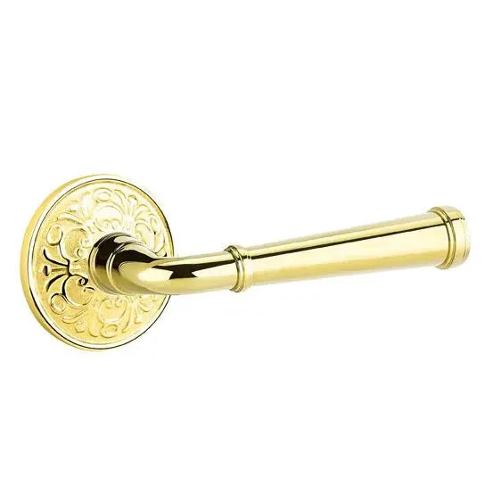 Emtek Merrimack Lever with Lancaster Rose by Emtek